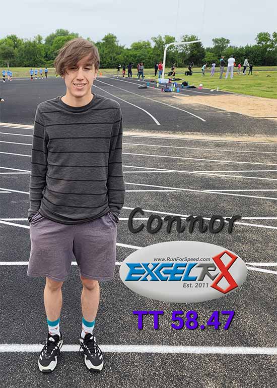 Connor time trial runner