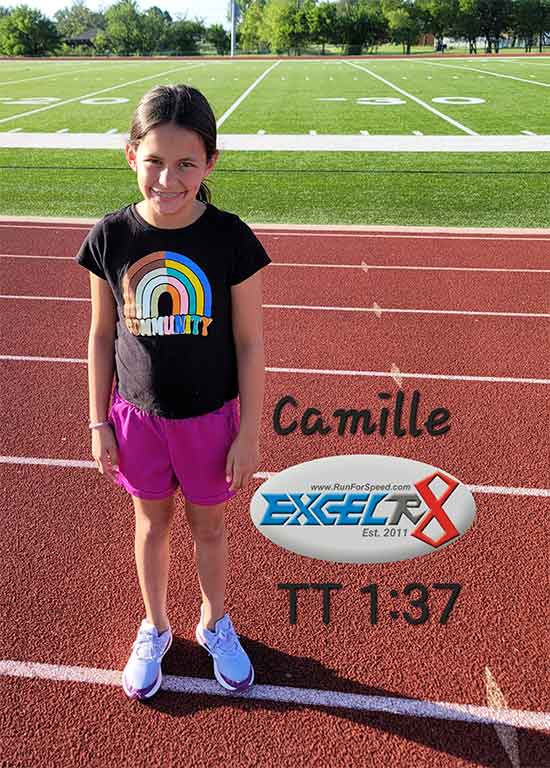 camille time trial runner